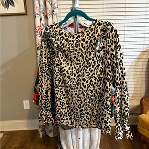 Leopard Print Blouse